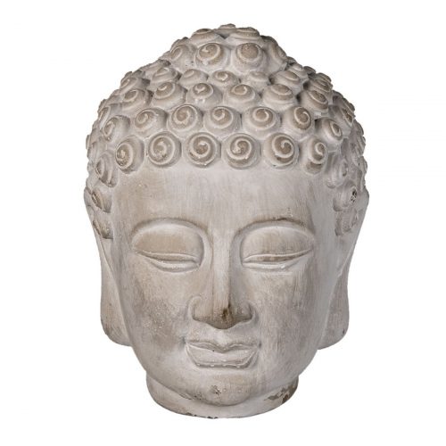 Boeddha Hoofd van Steen - 17 cm