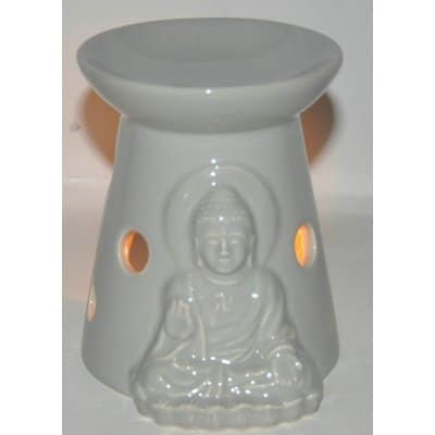 Aromabrander & Olieverdamper Boeddha - Grijs
