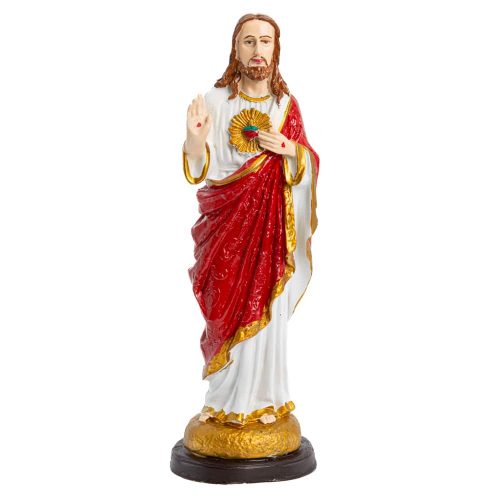 Beeld van Heilig Hart Jezus Christus (30 cm)