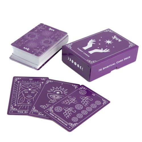 Spiru Tarot Deck - 78 Kaarten inclusief Doosje - Paars