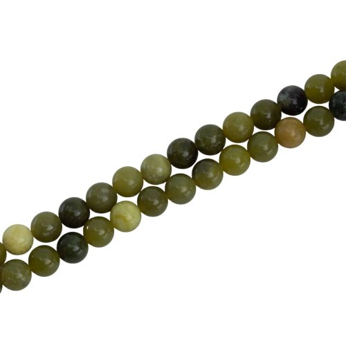 Edelsteen Kralen Streng Groene Jade (8 mm)