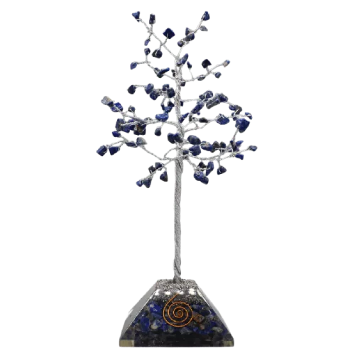 Edelsteenboom Lapis Lazuli Orgoniet - De Kracht Van Transformatie - 18 cm