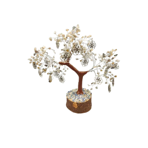 Edelsteenboom Labradoriet - De Kracht Van Balans En Bescherming - 18 cm