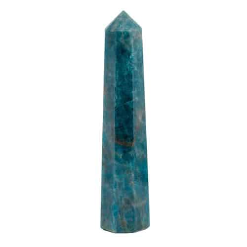 Edelsteen Obelisk Punt Blauwe Apatiet (100 - 130 mm)