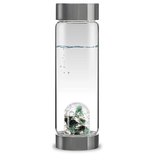 VitaJuwel ViA Vitality Glas Waterfles met Edelstenen - 500ml