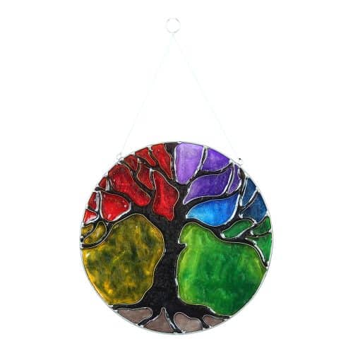 Meerkleurig Resin Sarana Ornament - Tree of Life