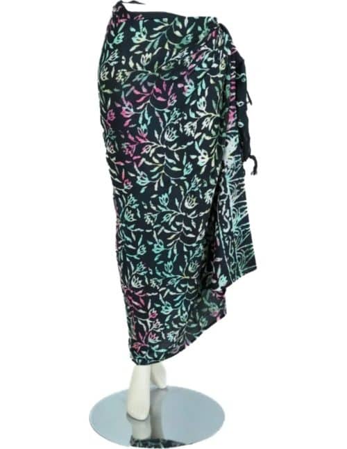 Donkere Sarong kleurrijk patroon Rayon kwaliteit zomer stijlvol design